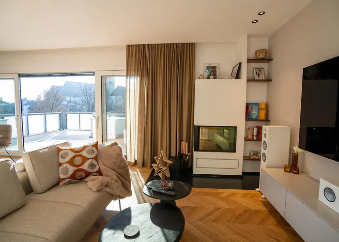 Daire Aussergewoehnliches Lichtdurchflutetes Penthouse Im Zentrum Mühldorf